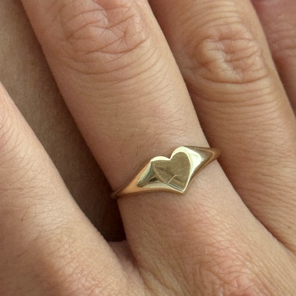 bluboho lovely heart signet ring - Picture 4 of 5